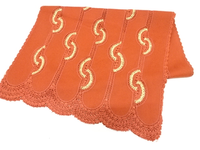 レース　リボン　刺繍　ショール